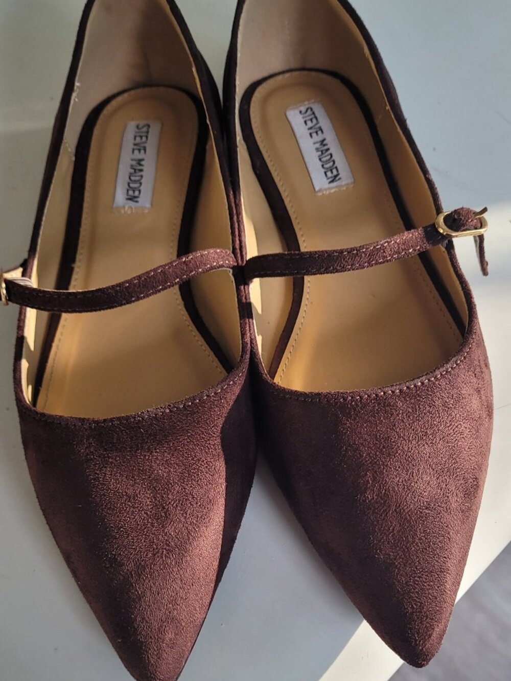 Steve Madden Brown "Suede" Flats size 39